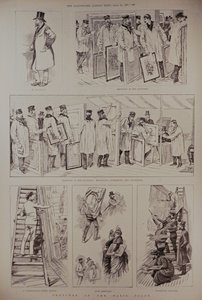 Sketches at the Paris Salon, from 